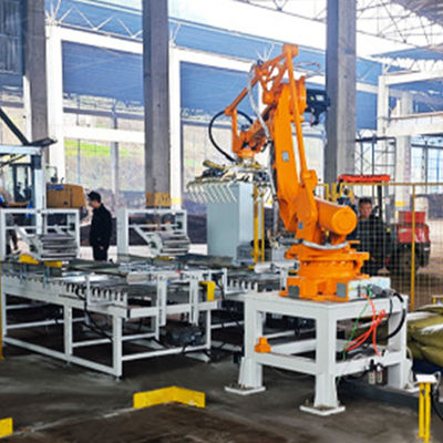 Bag Palletizer for Fertilizer Industrial Packaging Line Fully Automatic Grain Packing Line Robot Palletizer