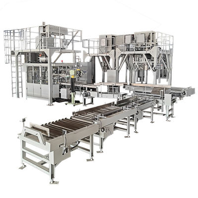 Fully Automatic FFS Packing Machine Grain Barley Rice Quartz Sand Synthetic 20KG 25KG with Bag Making Packaging Machines