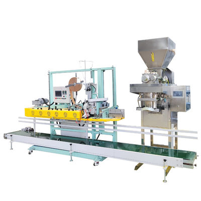 Customized Semi Automatic Packaging Machine 25KG 30KG 50KG Master Batch Dry Yeast Chaff Fertilizer Packing Machinery Line